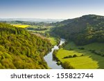 meandering river wye making its ...