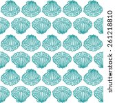 seamless pattern with seashells ...