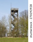 Small photo of The Venner observation tower on Ostercappeln (Germany, Lower Saxony) is about 20 meters (67 feet) tall. It offers a great view over the Osnabruecker Land.