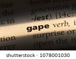 Gape Definition Meaning