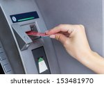 Person Using An ATM Machine Free Stock Photo - Public Domain Pictures