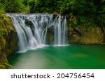 shifen waterfall in pingxi ...