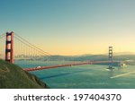 panoramic view of golden gate...
