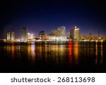 new orleans skyline at night
