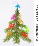 christmas tree made of fir...