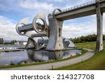 the falkirk wheel is a rotating ...