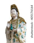 Small photo of Guanyin is an East Asian spiritual figure of mercy, and a bodhisattva associated with compassion as venerated by Mahayana Buddhists.