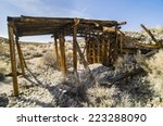 boarded up old pumice mine...