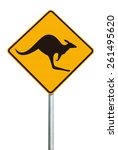 sign   australian kangaroo