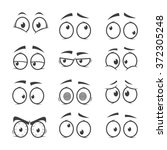 Vector Images, Illustrations and Cliparts: Cartoon eye set Vector