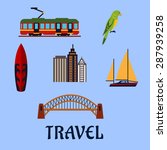 australian travel concept with...