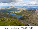 mountain view from the snowdon...