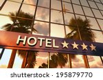 hotel sign with stars