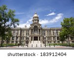 Small photo of The Capitol of the State of Wyoming, in Cheyenne, Wyoming.