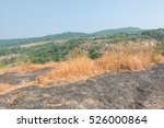 Small photo of Landscape in autumn at the top of mountains of Sanjay Gandhi National Park, Mumbai, India