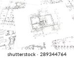 Small photo of architectural project, architectural plan, construction plan, architectural background