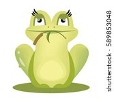 Frog Cartoon Clipart Free Stock Photo - Public Domain Pictures