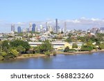 brisbane skyline from  the river