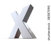 Letter X 3D