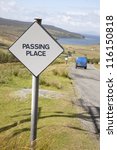 passing place sign  isle of...