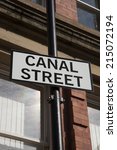 canal street sign  manchester ...