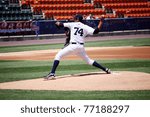 Small photo of SCRANTON, PA - MAY 8: Scranton Wilkes Barre Yankees pitcher Hector Noesi throws a pitch in a game against the Pawtucket Red Sox at PNC Field on May 8, 2011 in Scranton, PA.