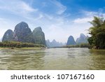 beautiful lijiang river in...