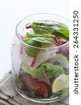 Small photo of New yorker food, jar salad