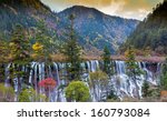 beautiful waterfall in...