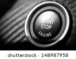 detail on the start button in a ...