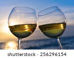romantic glass of wine sitting...