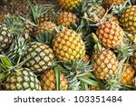 heap of pineapple