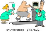 Man doing a stress test - stock photo