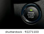 engine start stop button of a...
