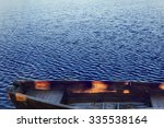row boat on water ebackground 