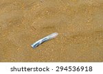razor shell dropped on a beach...