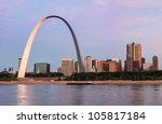 st louis and the arch from...