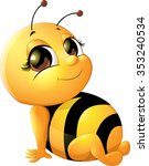 Beautiful Bee Which Drawing On...
