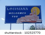 welcome to louisiana sign