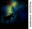 stock-photo-moose-silhouetted- ... stock-photo-moose-silhouetted- ...