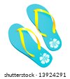 stock-vector-a-pair-of-colorful-flipflop