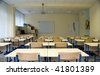 Empty school class