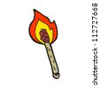 Cartoon Burning Torch Stock Photo 114264418 : Shutterstock