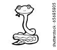 cartoon coiled snake