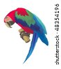 Macaw+parrot+flying