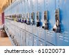 Empty school locker