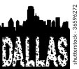 Dallas+skyline+vector