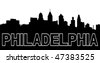 Philadelphia skyline black