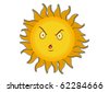 Angry Sun Cartoon