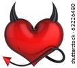 Heart+with+devil+horns+and+tail